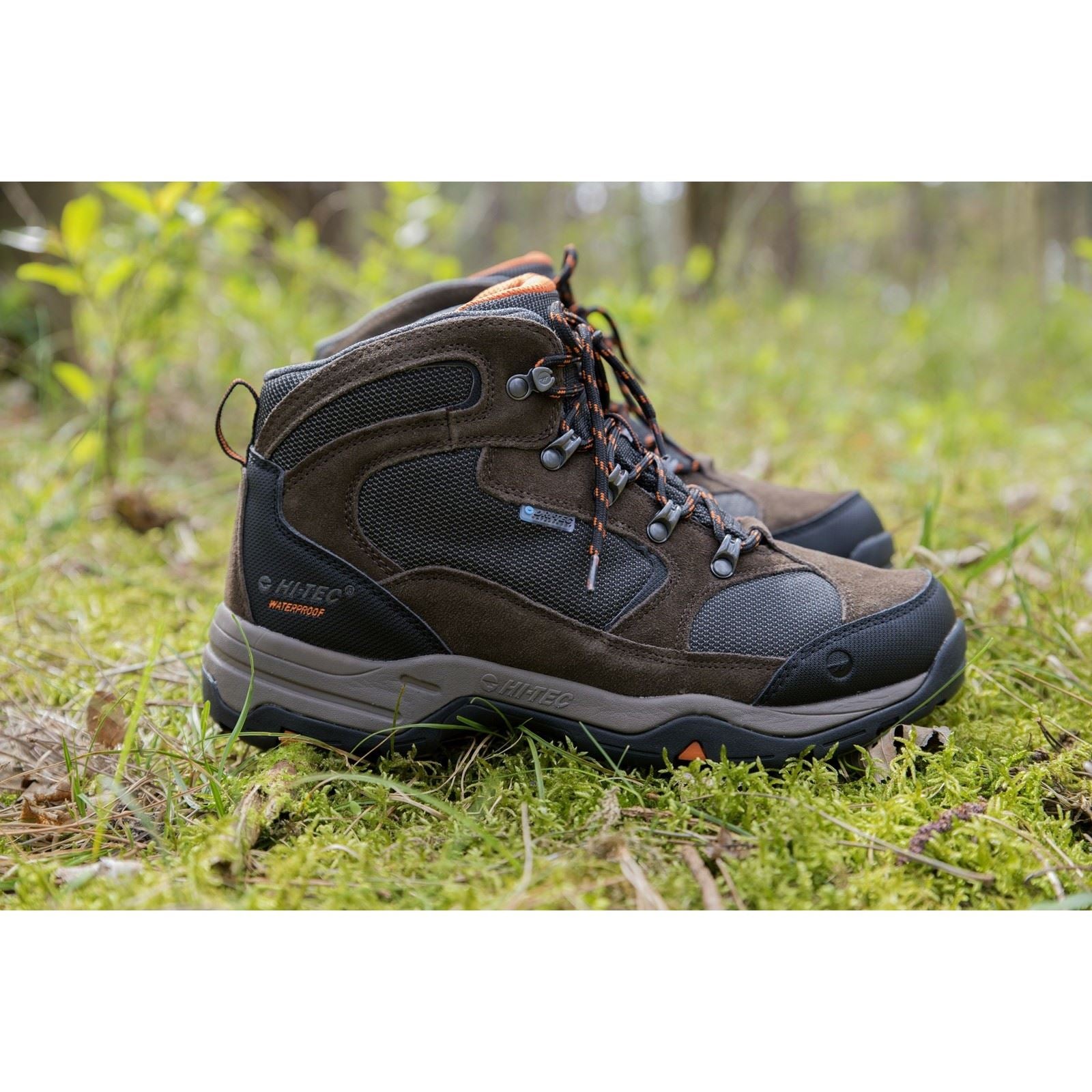 Hi-Tec Storm Herren Wanderstiefel Aus Dunkler Schokolade Aus Wildleder