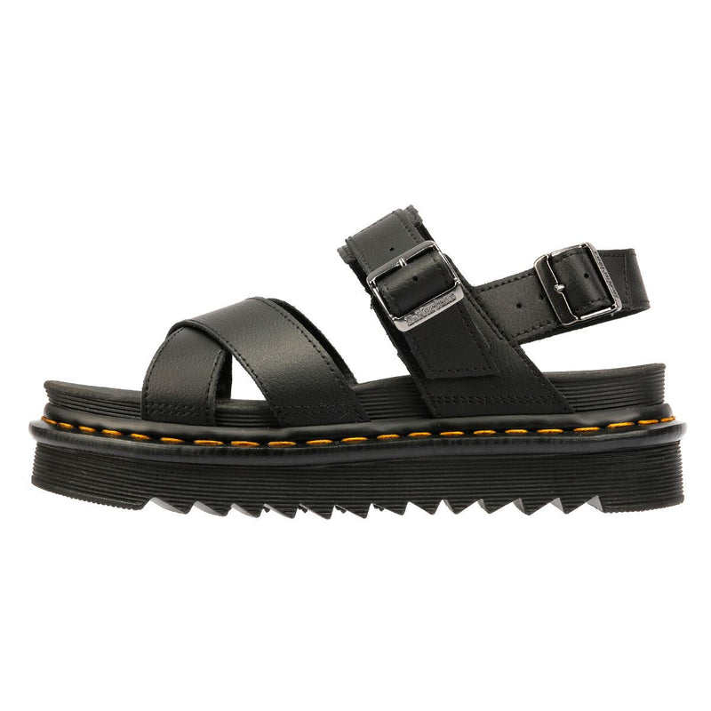 Dr. Martens Voss II Athena Damen Sandalen Aus Schwarzem Leder