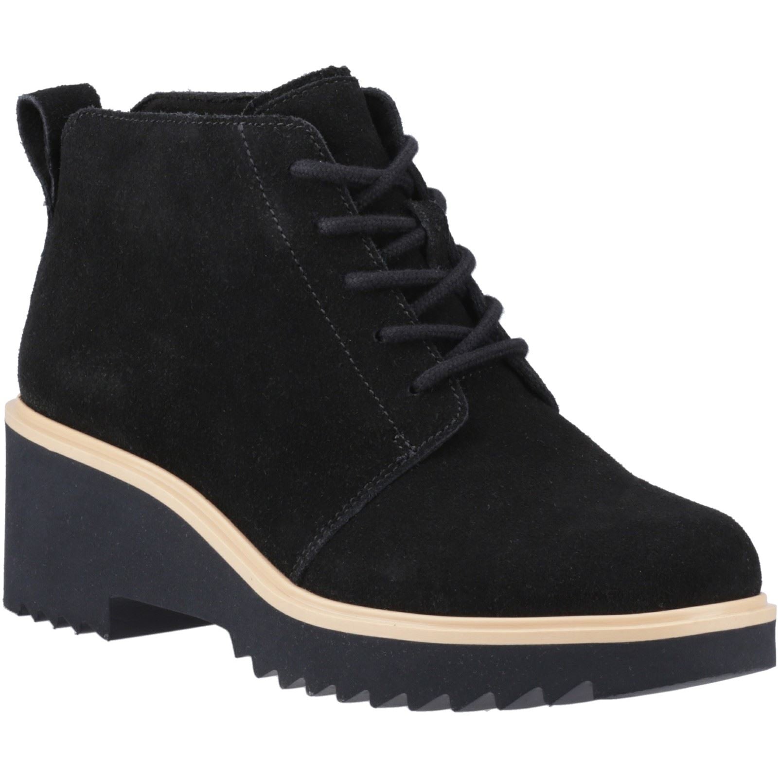 TOMS Maude Leder Damen Schwarze Stiefel