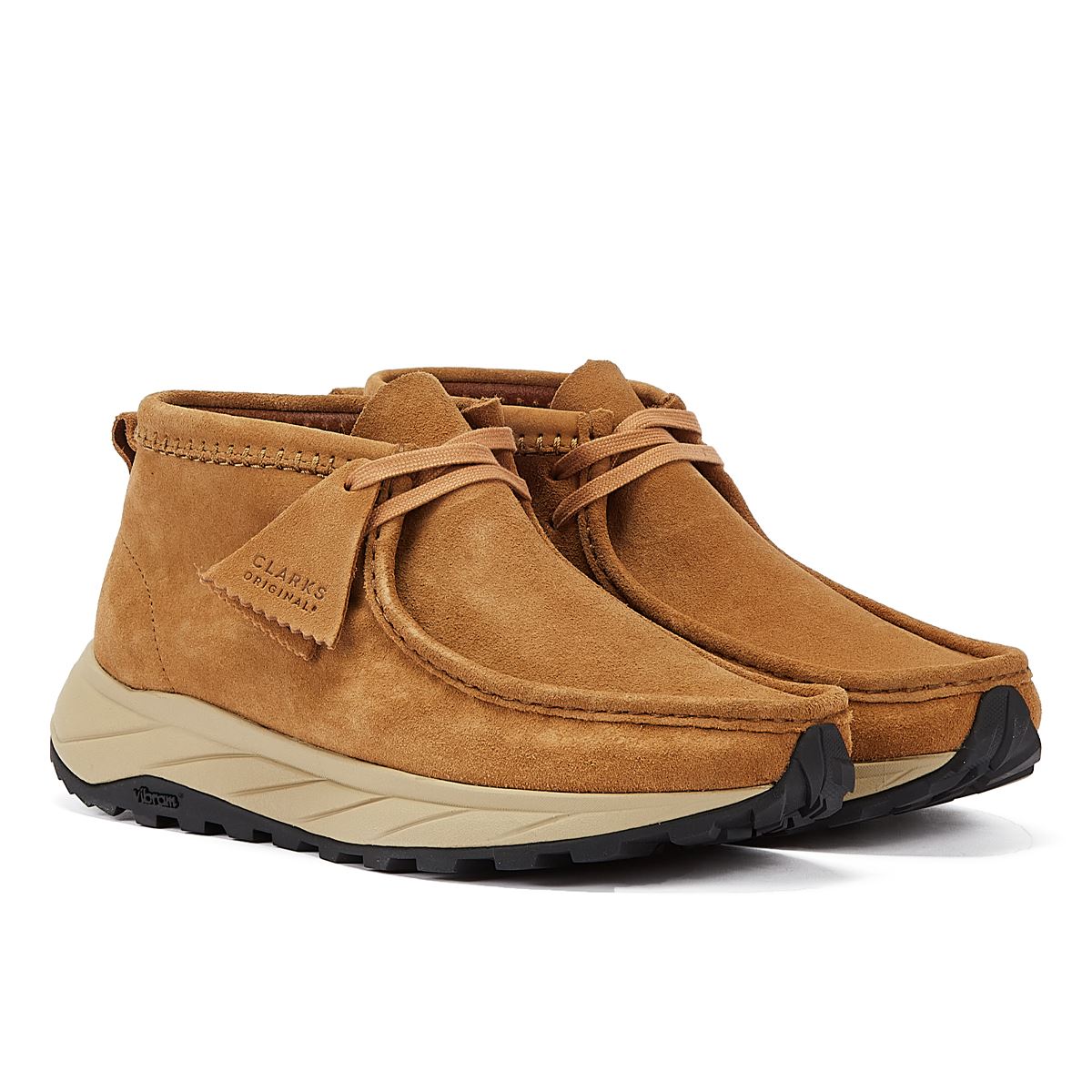 Clarks Originals Wallabee Eden Wildleder Herren Schnürschuhe In Braun