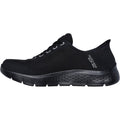 Skechers GO WALK Flex Textile Herrenschwarze Sneakers