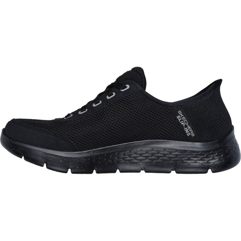 Skechers GO WALK Flex Textile Herrenschwarze Sneakers