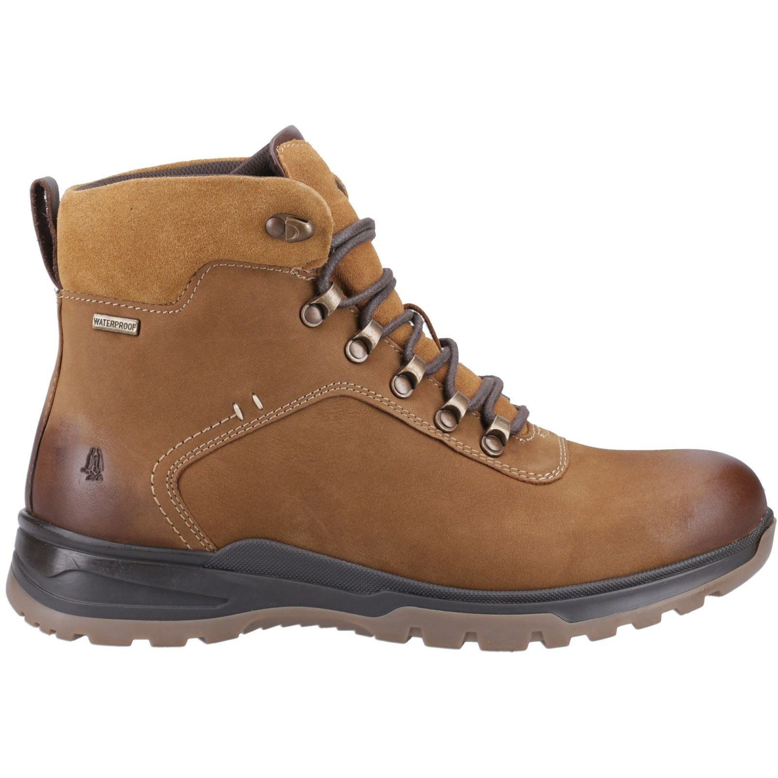 Hush Puppies Paul Leder Herren Stiefel In Tan