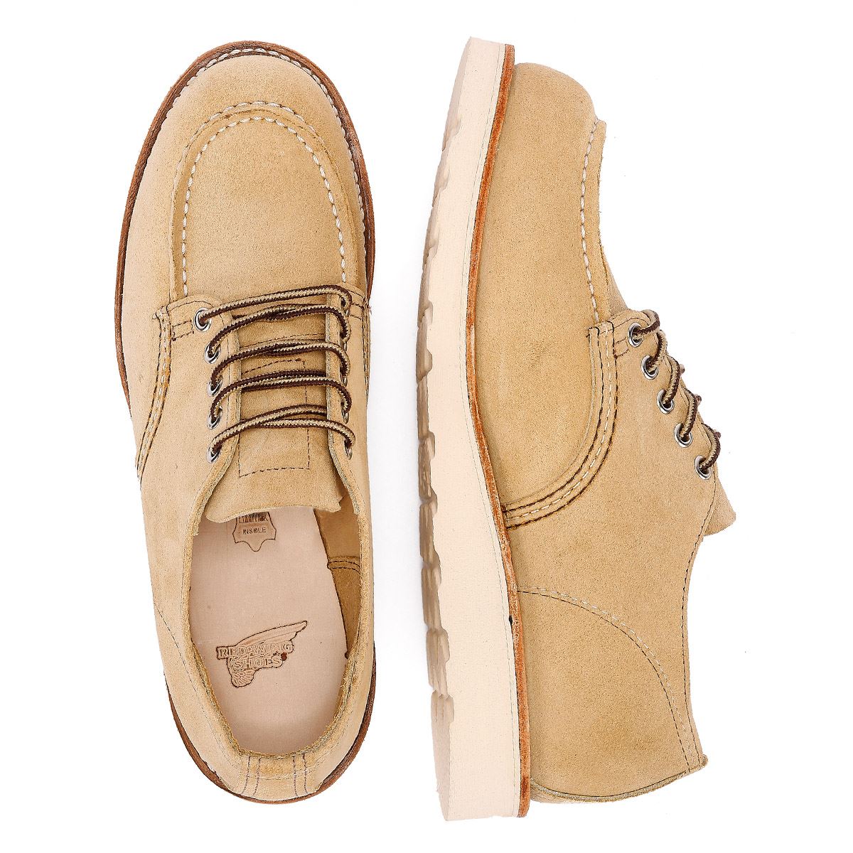 Red Wing Shoes Shop Moc Herren-Hawthorne-Wildleder-Schnürschuhe