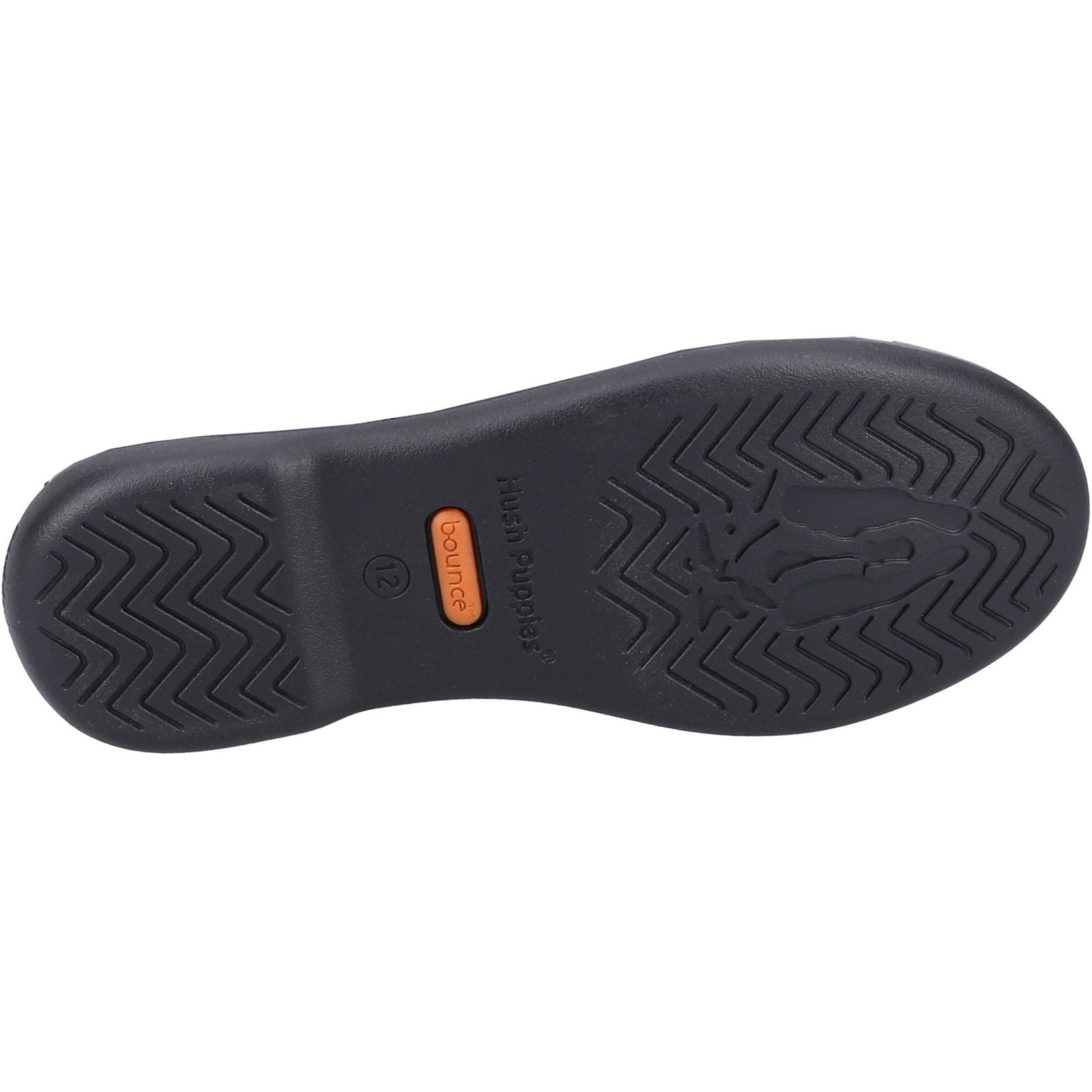 Hush Puppies Bridget SNR Mädchen Brogues Aus Schwarzem Leder