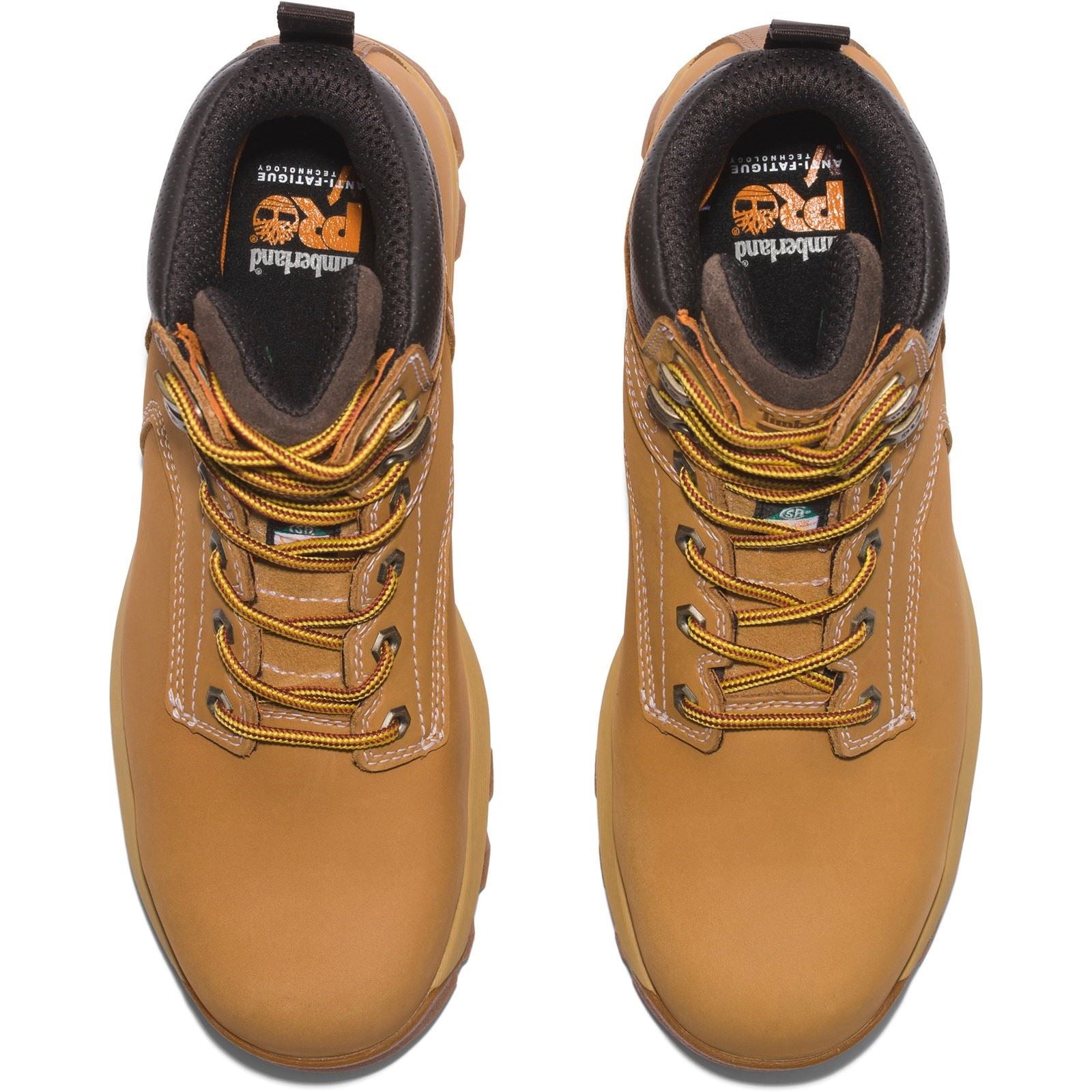 Timberland Pro Titan Sechs Zoll Leder Frauen Weizen Sicherheitsschuhe