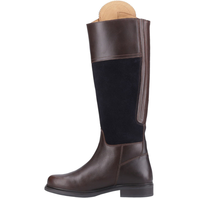 Cotswold Buscot Damenstiefel aus Leder in Braun/Navy