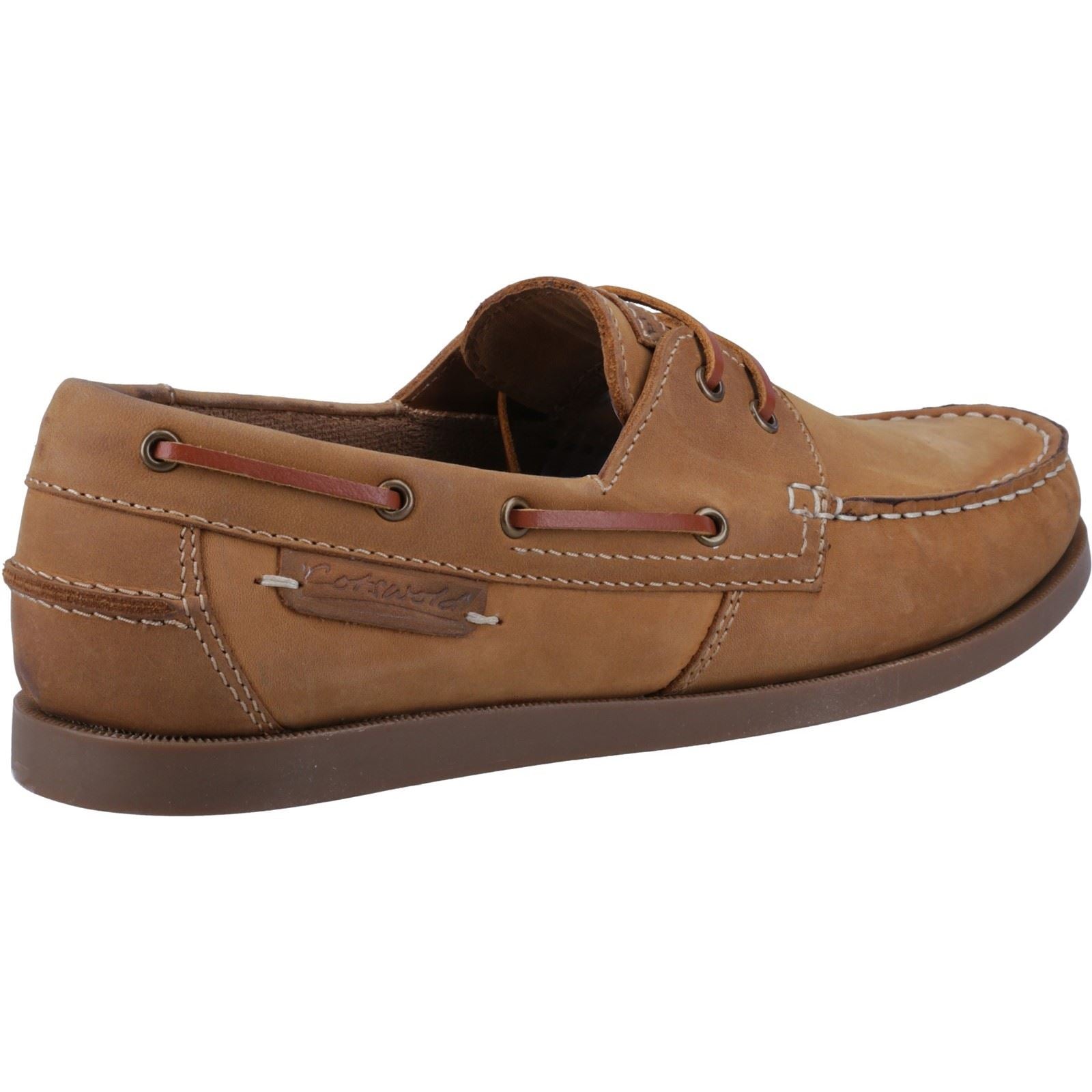 Cotswold Bartrim Leder Herren Camel Bootsschuhe