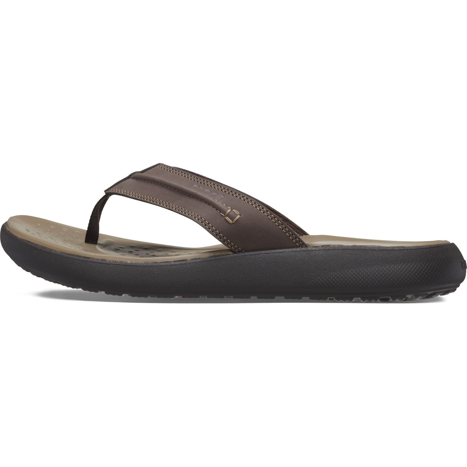 Crocs Yukon Vista II Herren Espresso Zehentrenner Aus Polyurethan