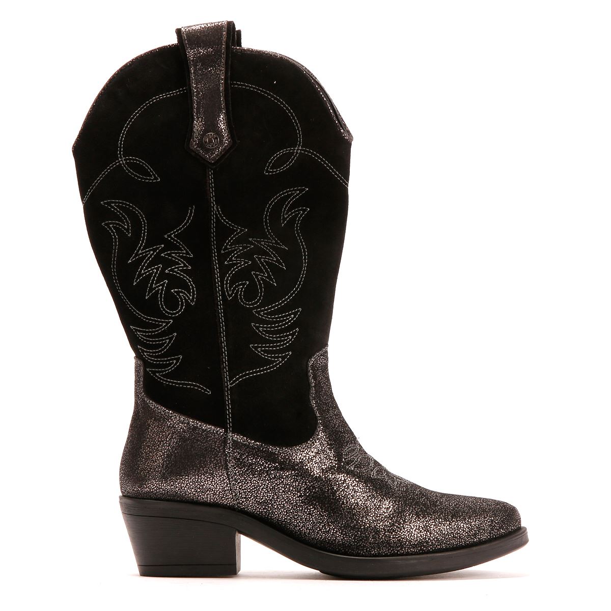 Osprey London The Louisiana Leder Damen Schwarze Stiefel