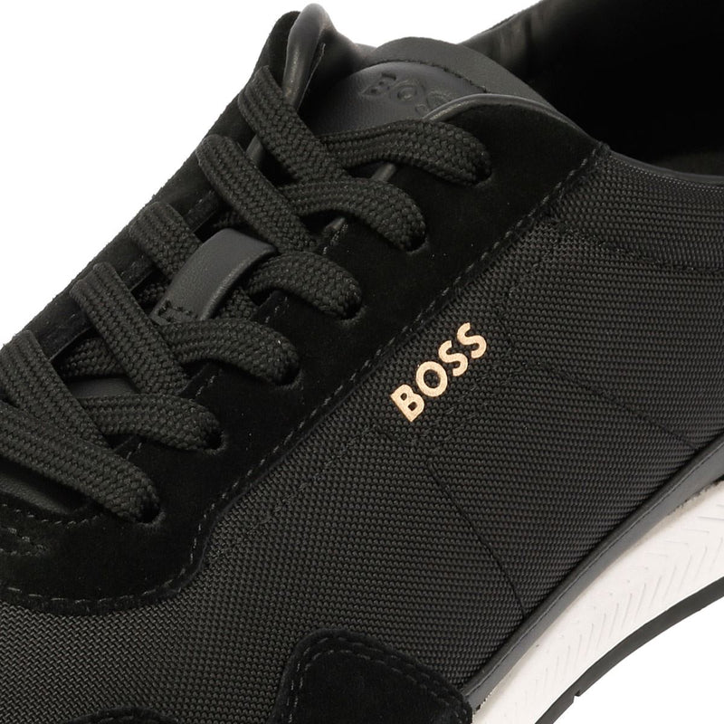 Boss Titanium Herren Schwarze Turnschuhe