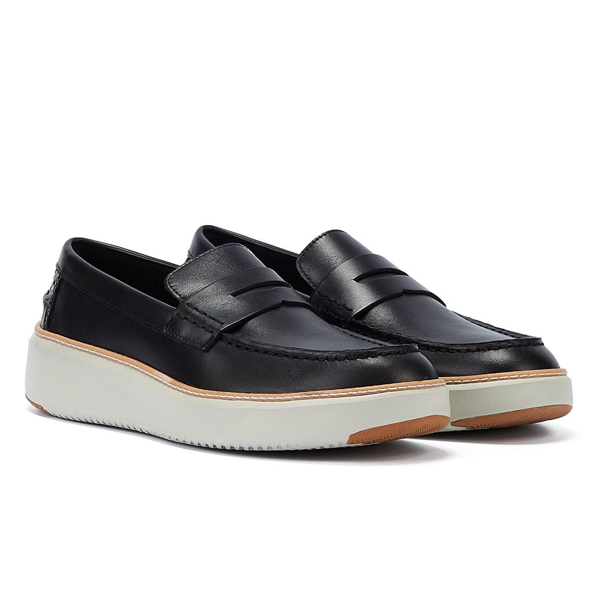 Cole Haan Topsin Leder Herren Schwarze Loafer