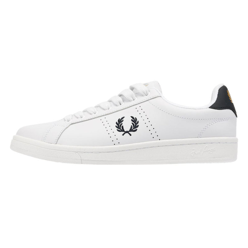 Fred Perry Cupsole Leder Herren Weiße Sneakers
