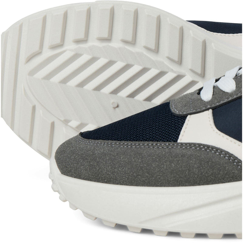 Jack & Jones Aspire Runner Polyurethan Herren Sneaker In Schiefergrau/Navy Blazer