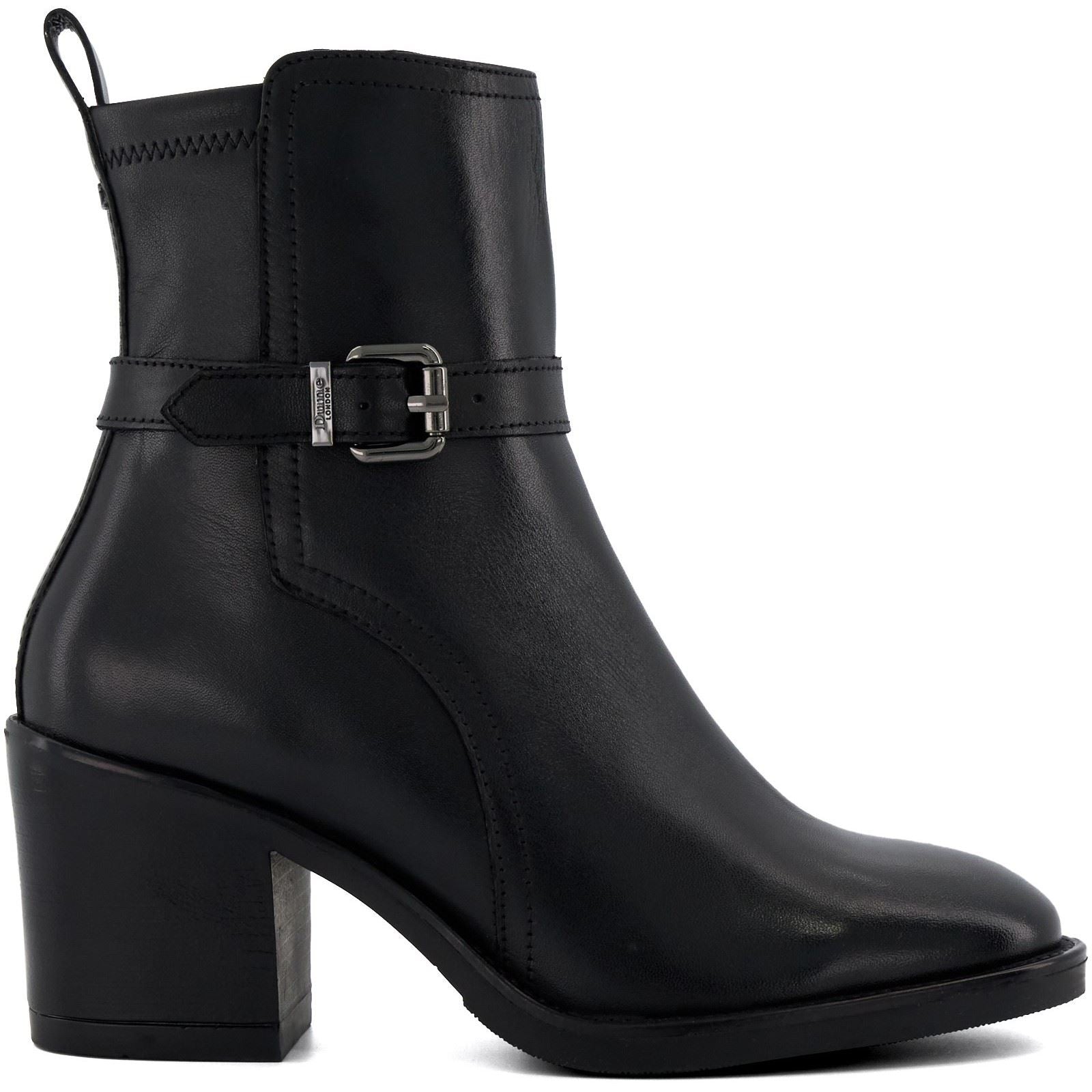 Dune Prance Damenlederstiefel In Schwarz