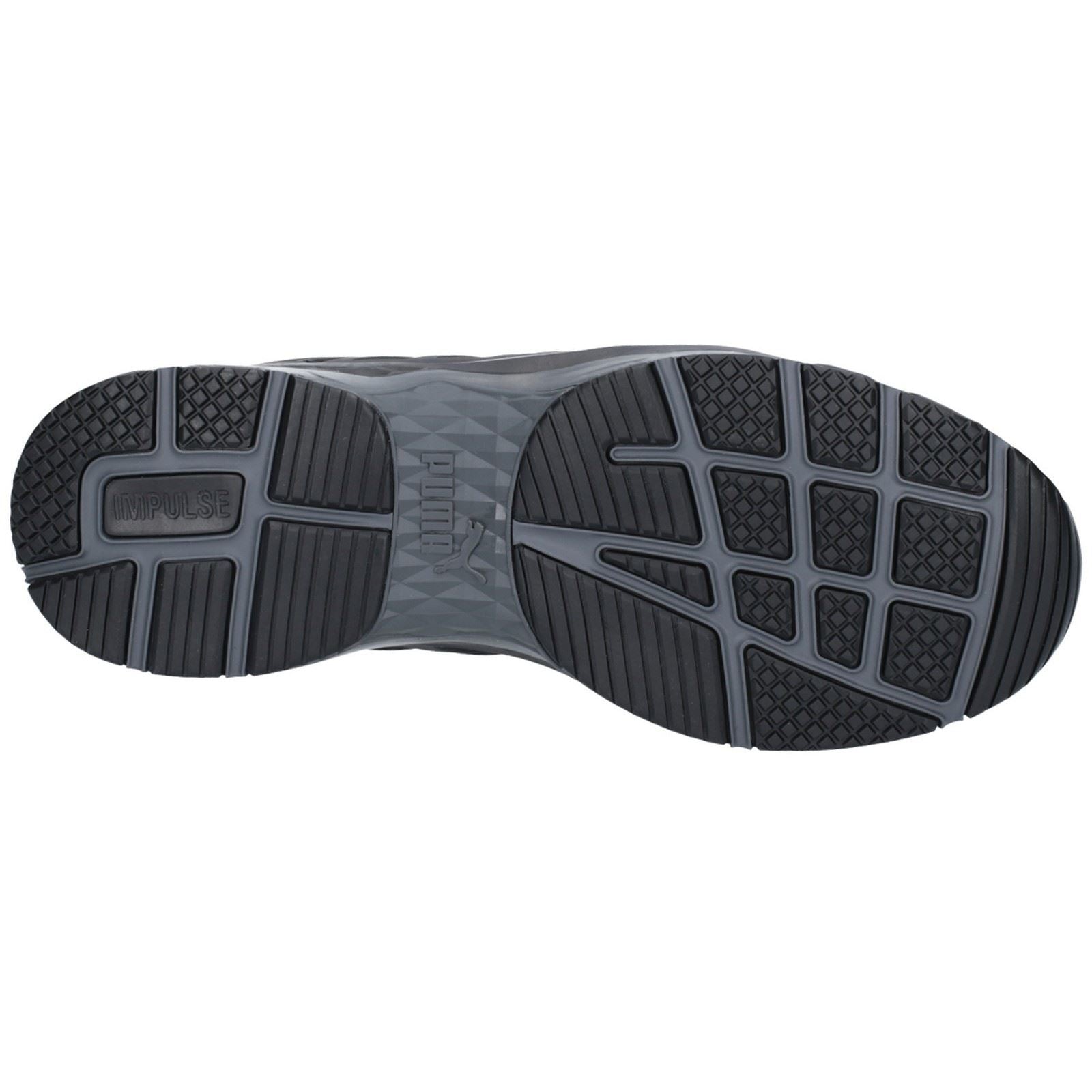 Puma Safety Velocity Zwei Punkt Null Leder Schwarze Sicherheitsschuhe