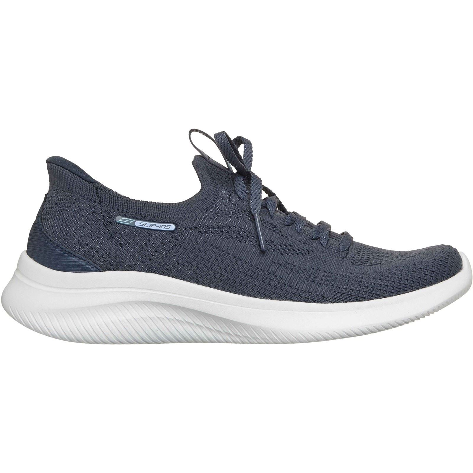 Skechers Ultra Flex 4.0 Textil Damen Sneakers In Marineblau
