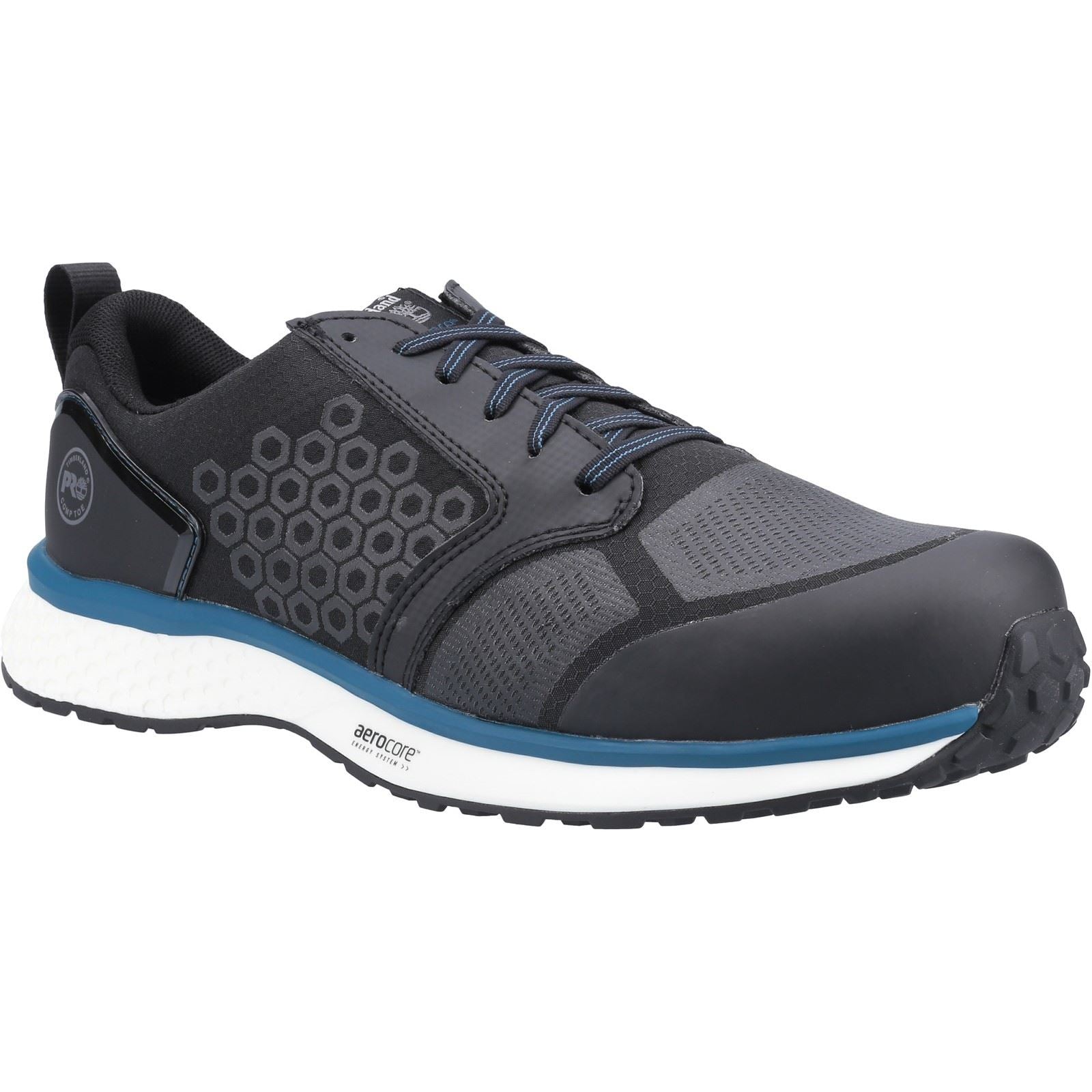 Timberland Pro Reaxion Synthetische Schwarz/Blaue Sicherheits Sneakers