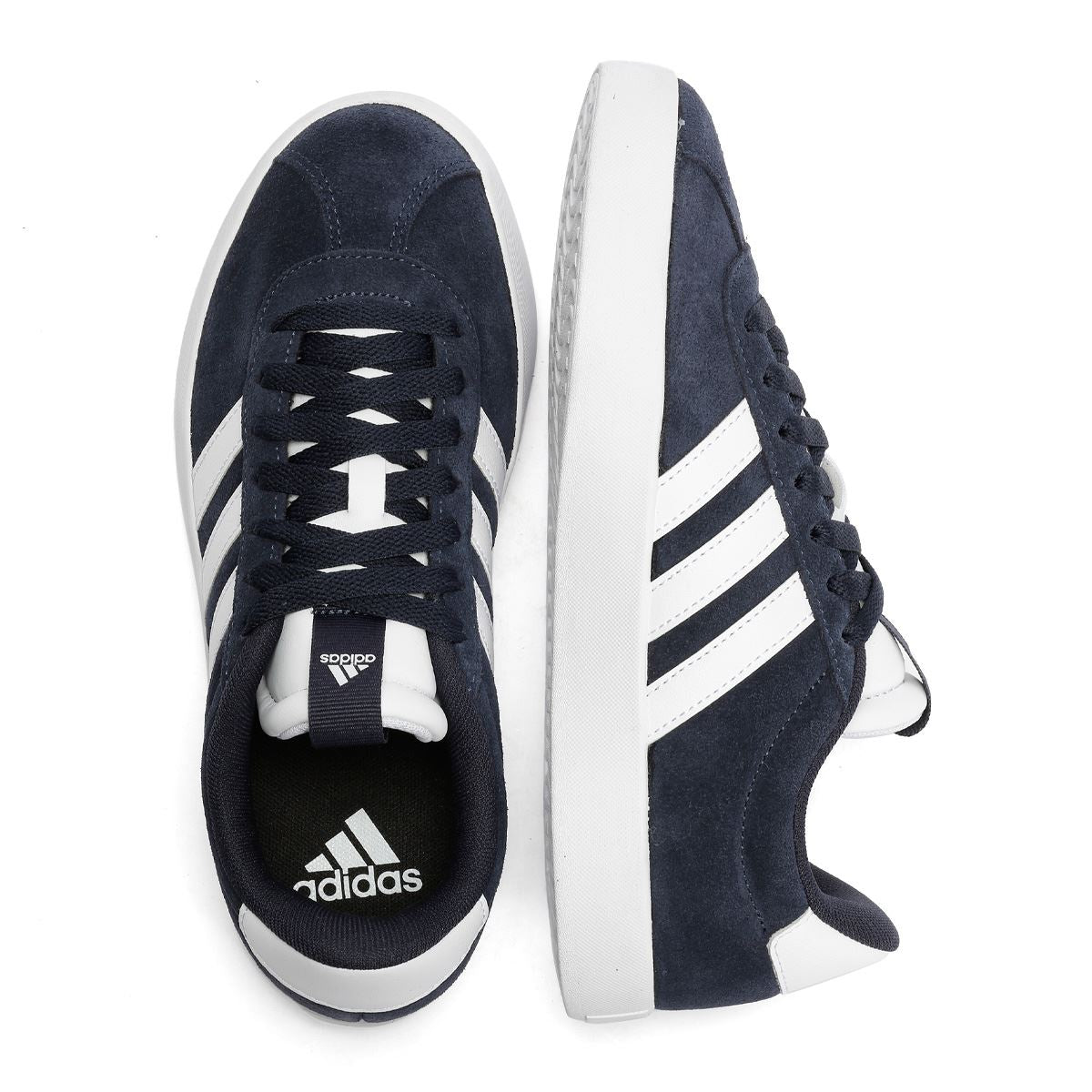 Adidas VL Court 3.0 Lederblaue Sneaker