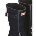 Hunter Original Short Gloss Gummistiefel Für Damen In Marineblau