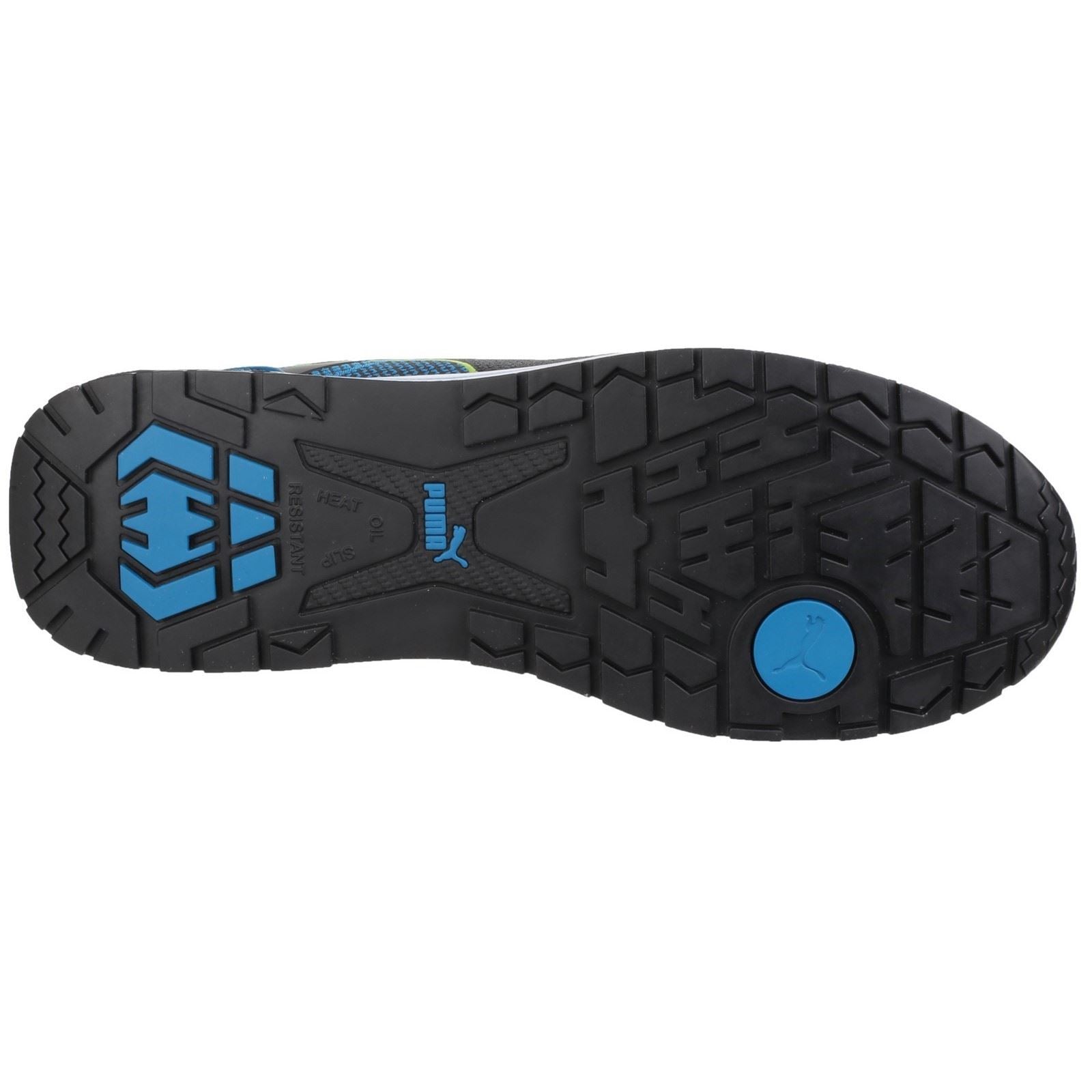 Puma Safety Blaze Strick Niedrig Textil Blau Sicherheitssneaker