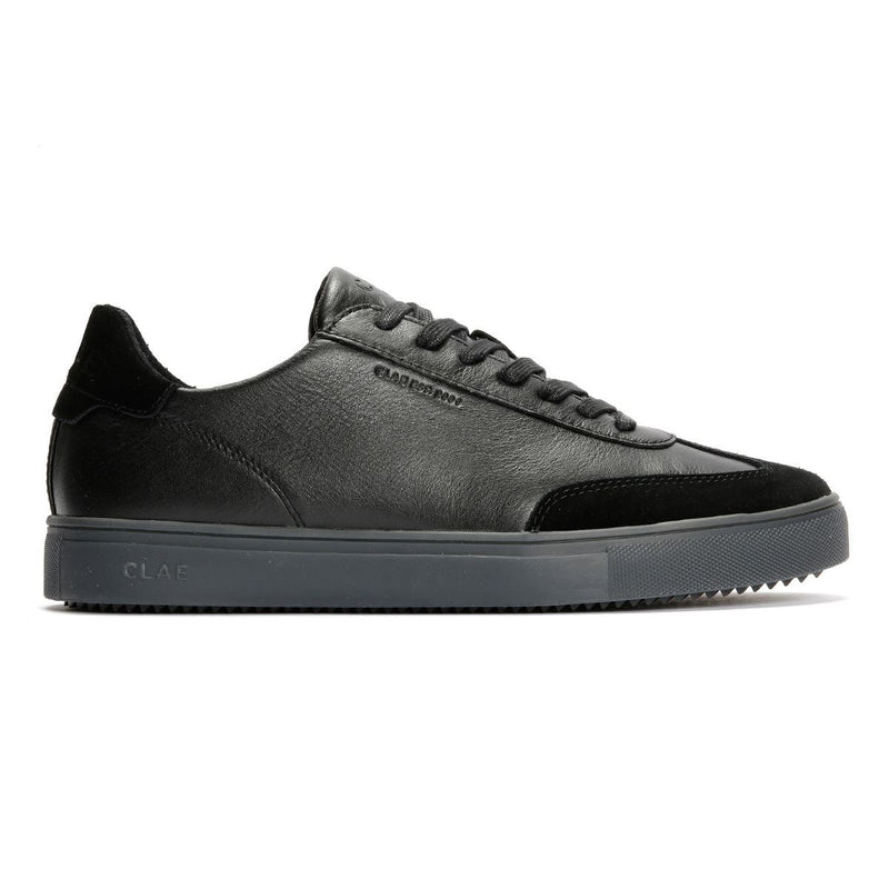 Clae Deane Herren Schwarz Leder Sneakers
