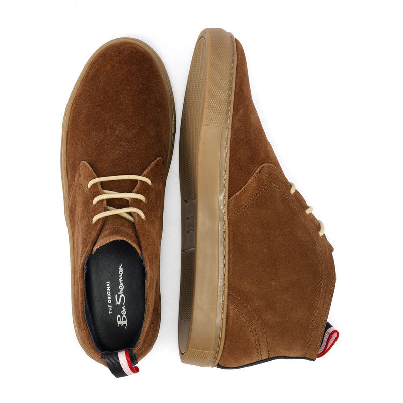Ben Sherman Parka Herren Stiefel Aus Wildleder In Braun