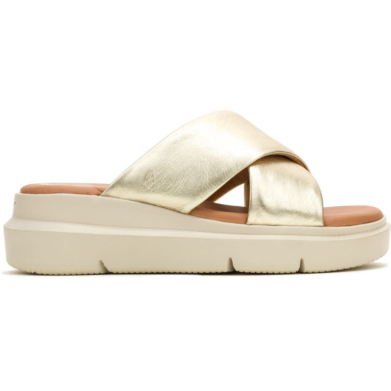 Hush Puppies Uplift Damen Sandalen Aus Champagner-Leder