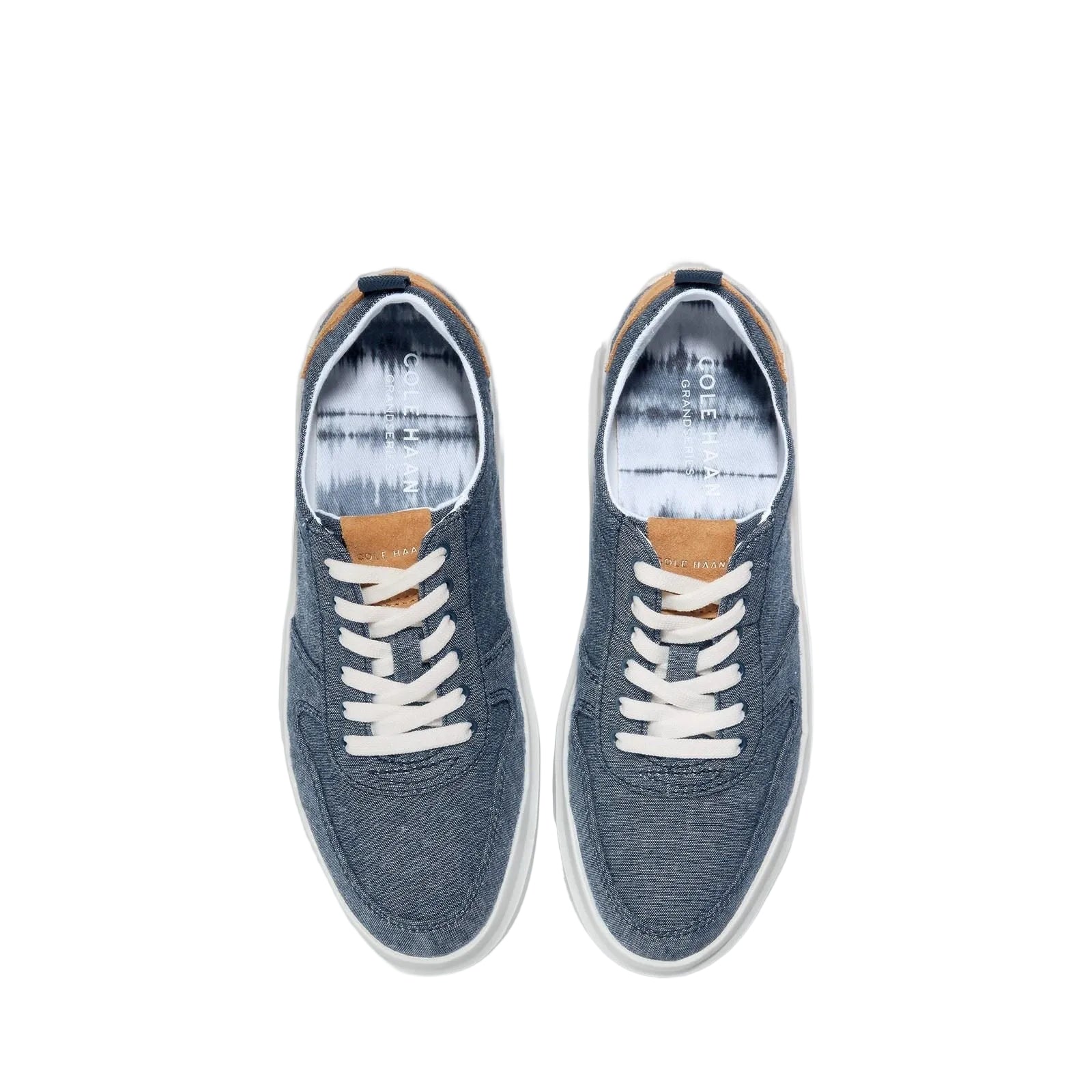 Cole Haan GrandPro Rally Canvas Damen Chambray/Wildleder/Optic White Sneakers