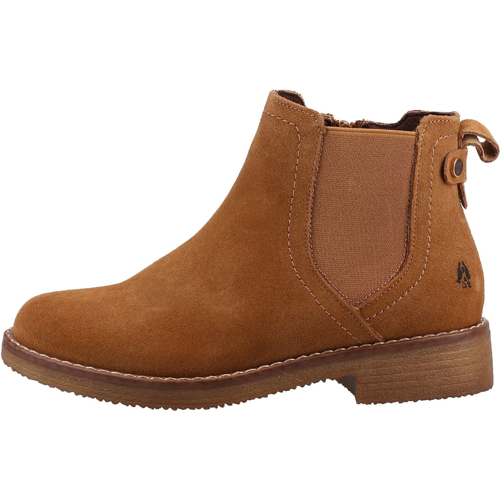Hush Puppies Maddy Wildleder Damen Stiefeletten In Tan