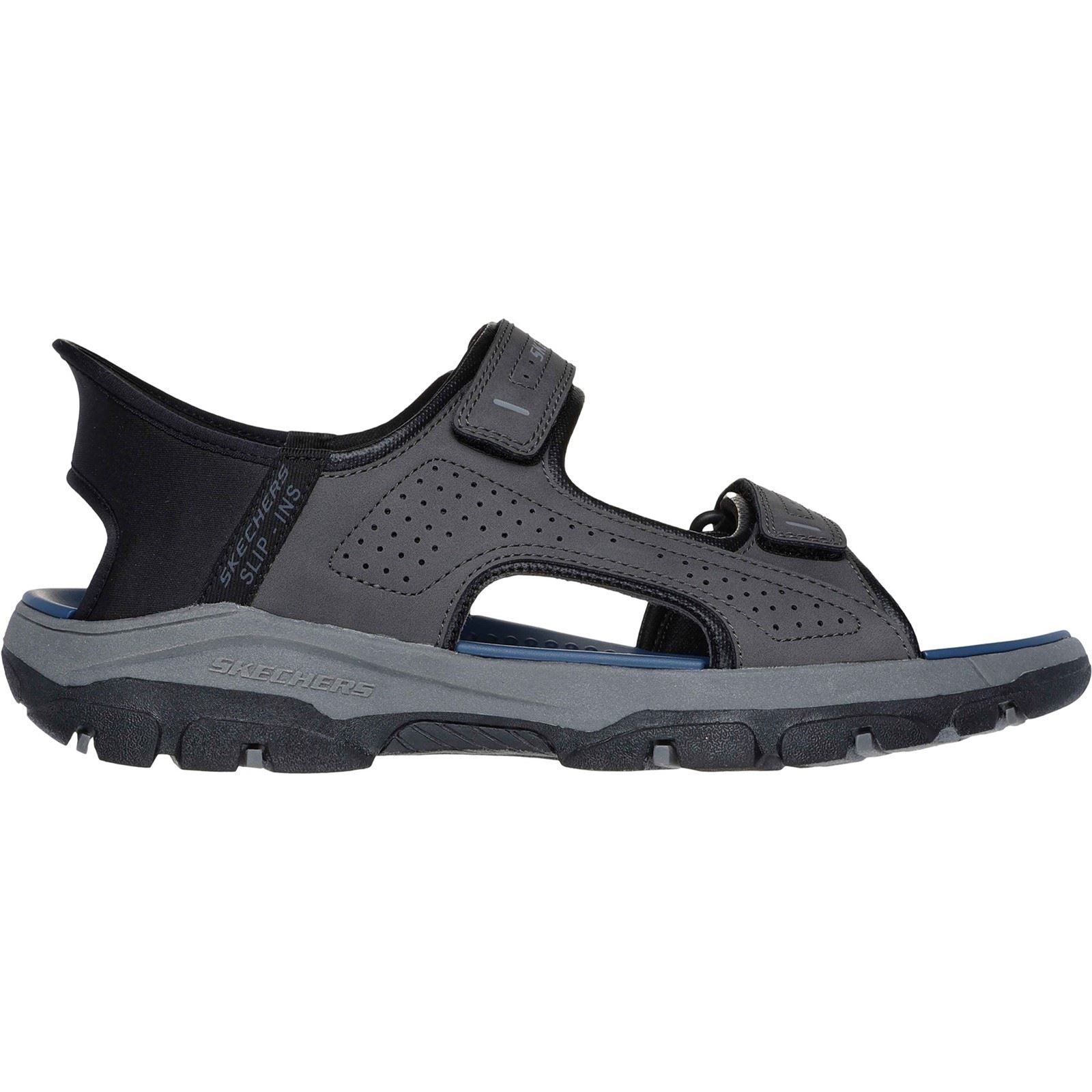 Skechers Tresmen - Reece Polyurethan Herren-Kohle-Sandalen