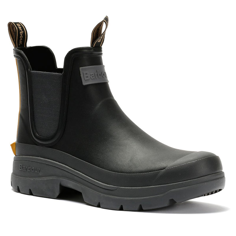 Barbour Nimbus Chelsea Welly Gummiherren Schwarz Gummistiefel