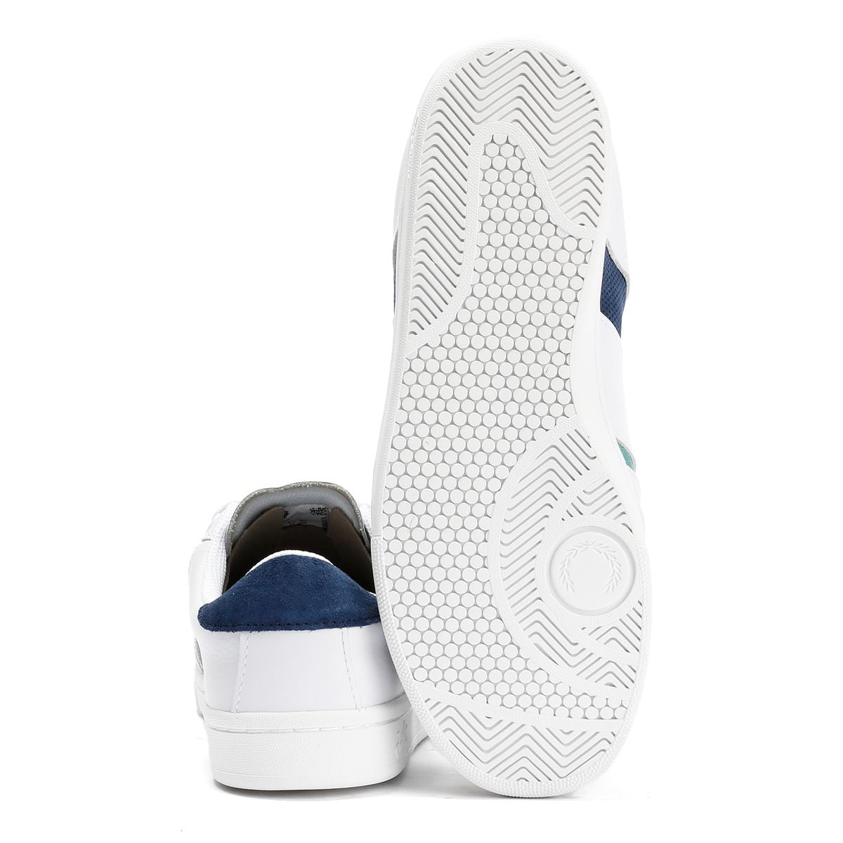 Fred Perry B725 Leder Herren Weiße Sneakers