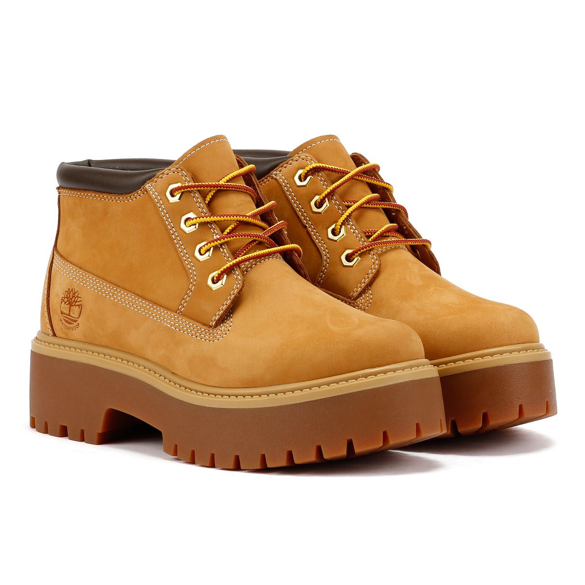 Timberland Stone Street Nellie Damen Gelbe Lederstiefel