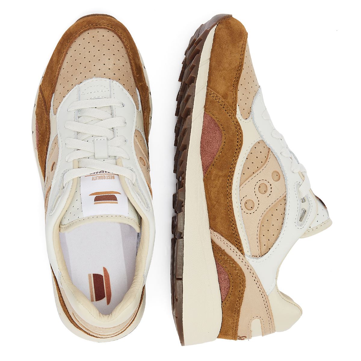 Saucony Shadow 6000 Weiße Turnschuhe