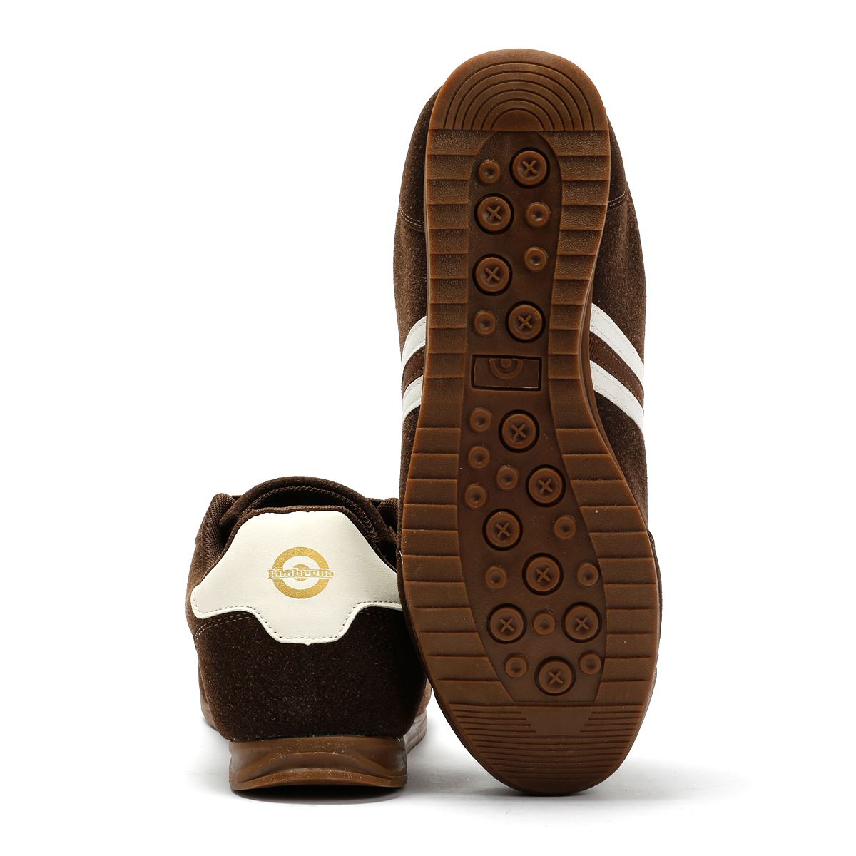 Lambretta Tackle Herren Braune Sneakers