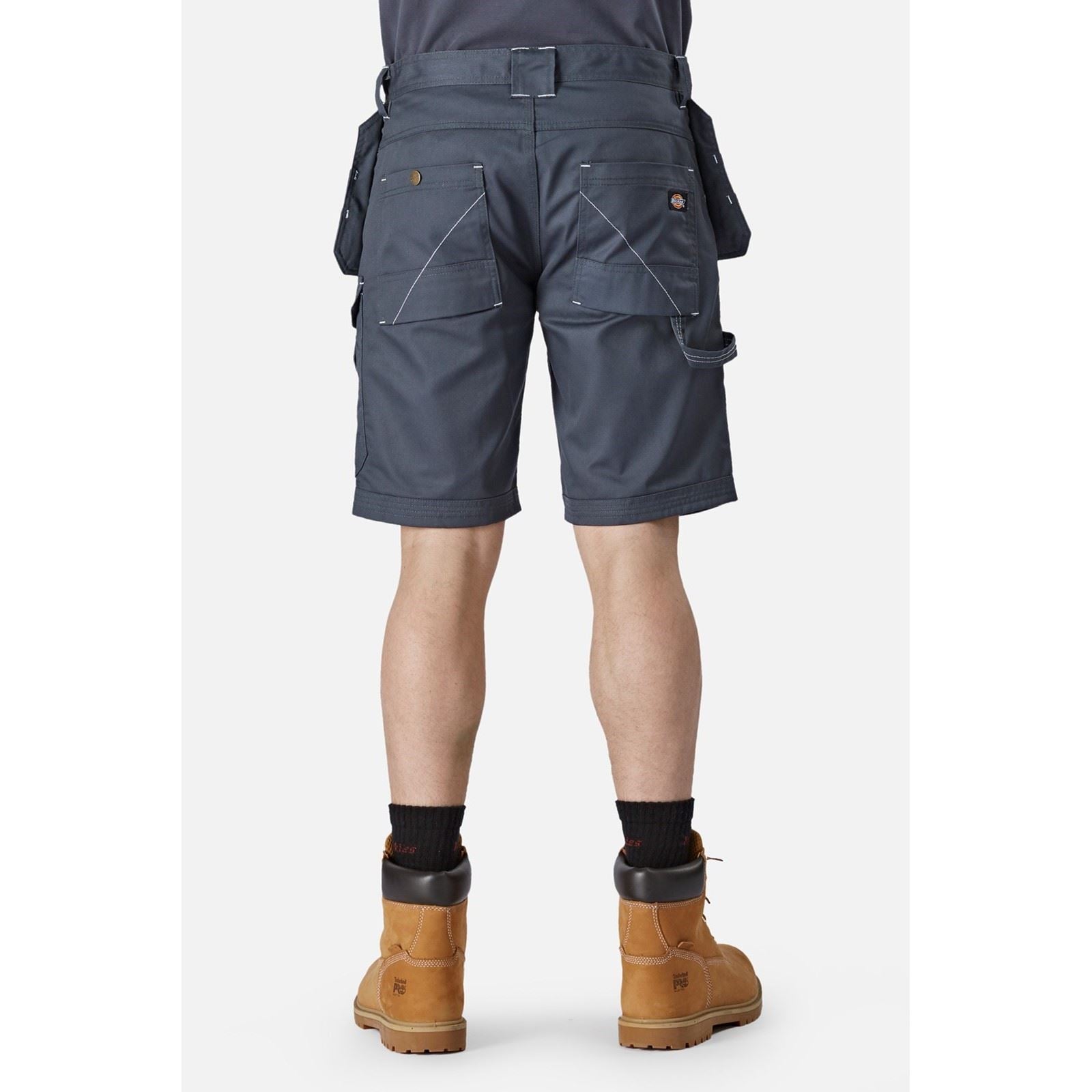 Dickies Redhawk Pro Work Polyester Herren Grau Arbeitskurze Hosen