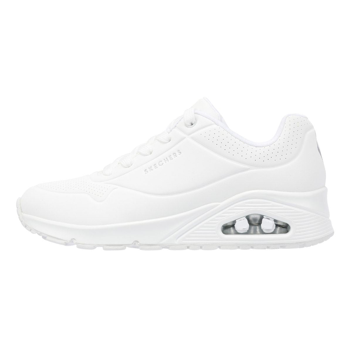 Skechers Uno Weiße Damensneakers