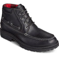 Sperry Authentic Original Lug Chukka Schwarze Farbe Herrenlederstiefel