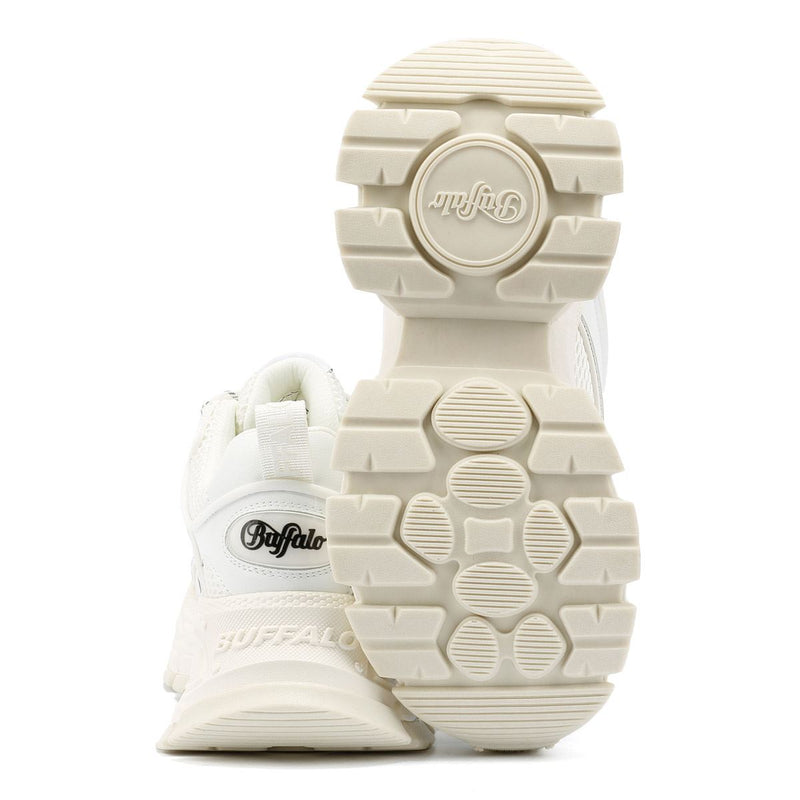 Buffalo Saturn Lace Damen Weiße Turnschuhe
