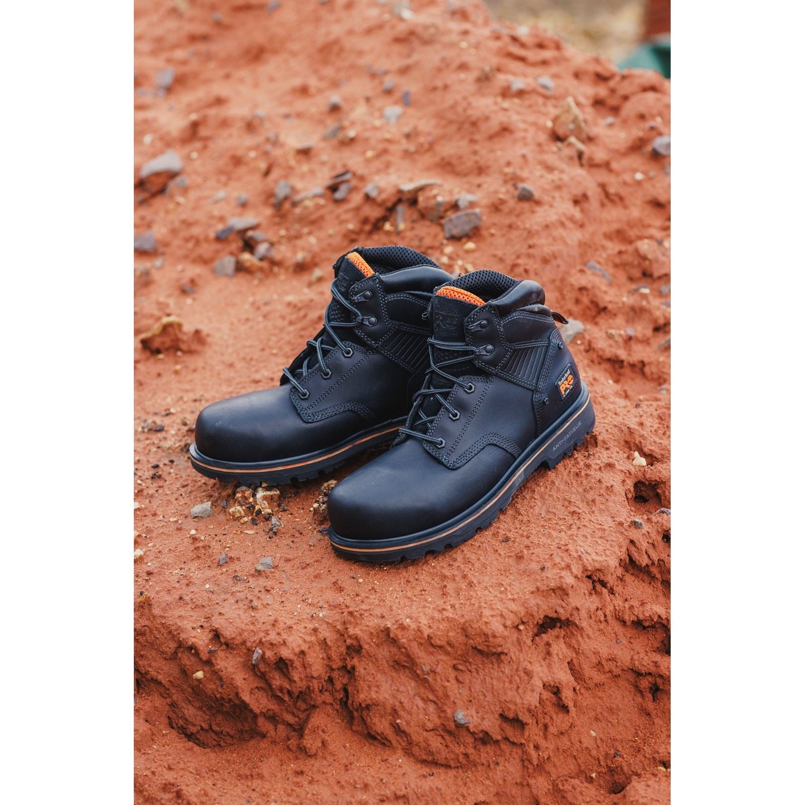 Timberland Pro Ballast Leder Schwarze Sicherheitsstiefel
