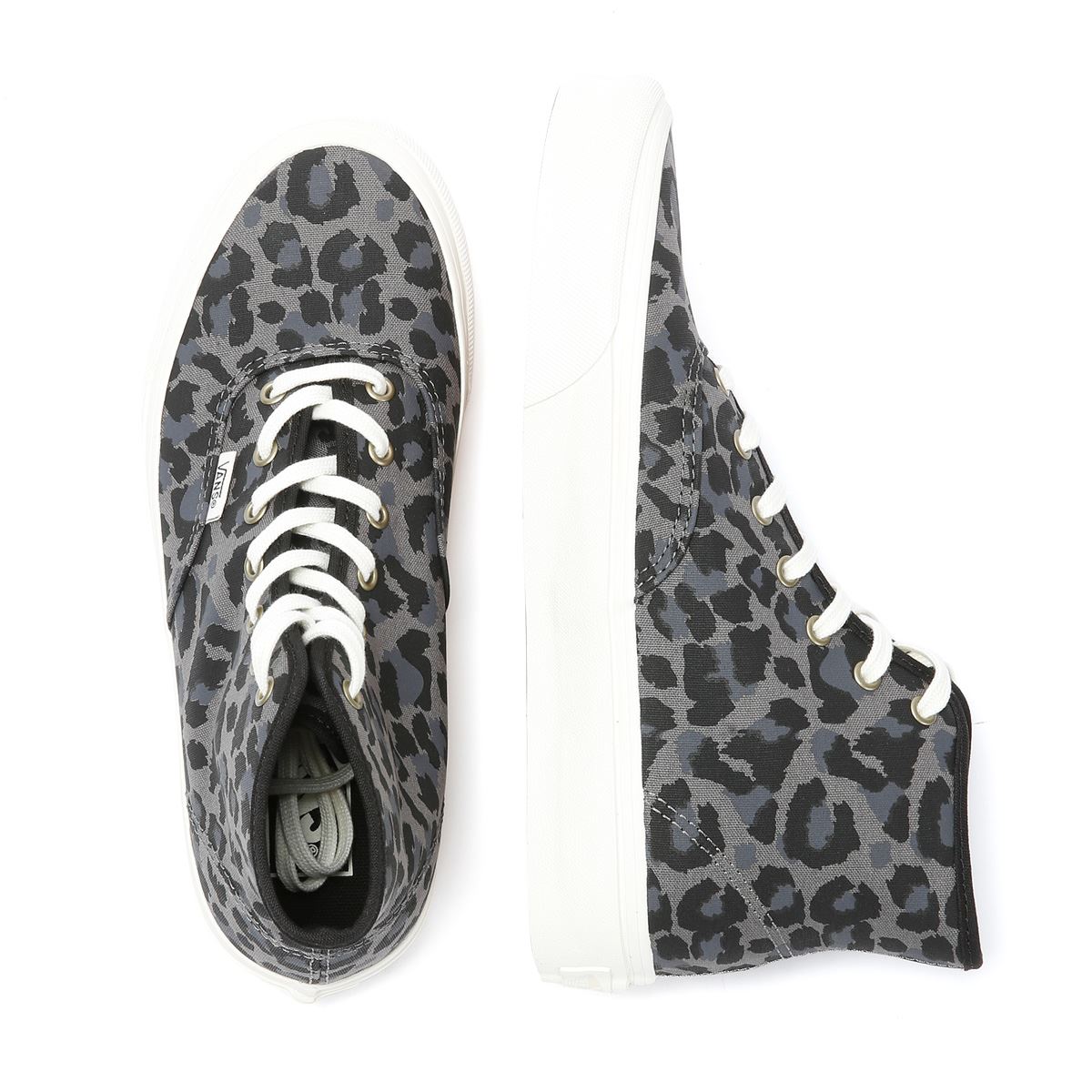 Vans Authentic Hi 2.0 Canvas Damen Sneakers In Grau
