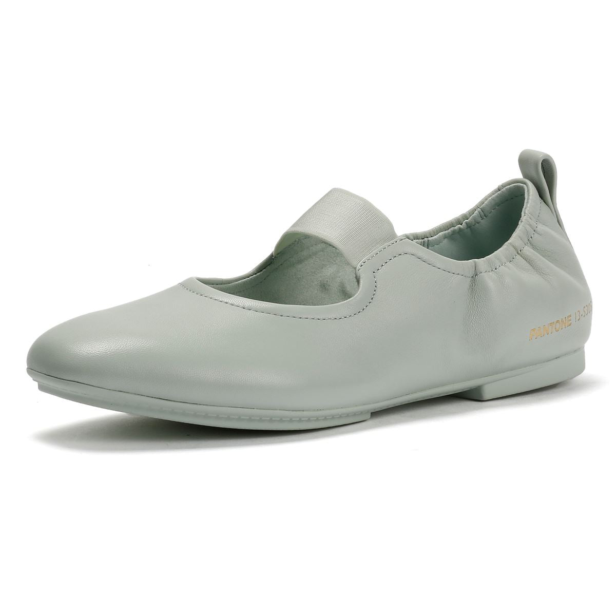 FitFlop X Pantone Delicato Mary Jane Leder Damen Grüne Schuhe