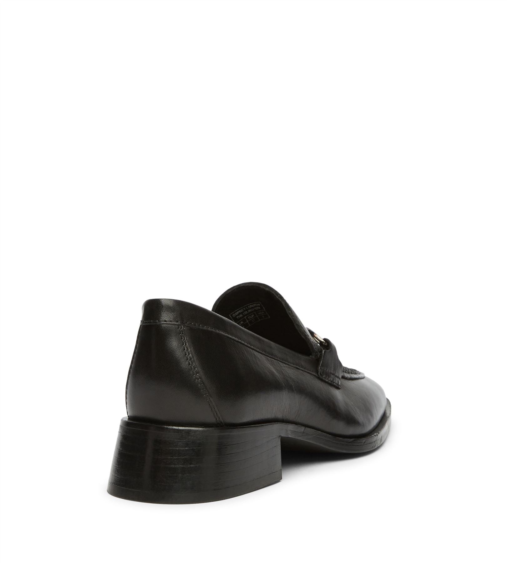 Osprey London The Islington Leder Damen Schwarze Slipper