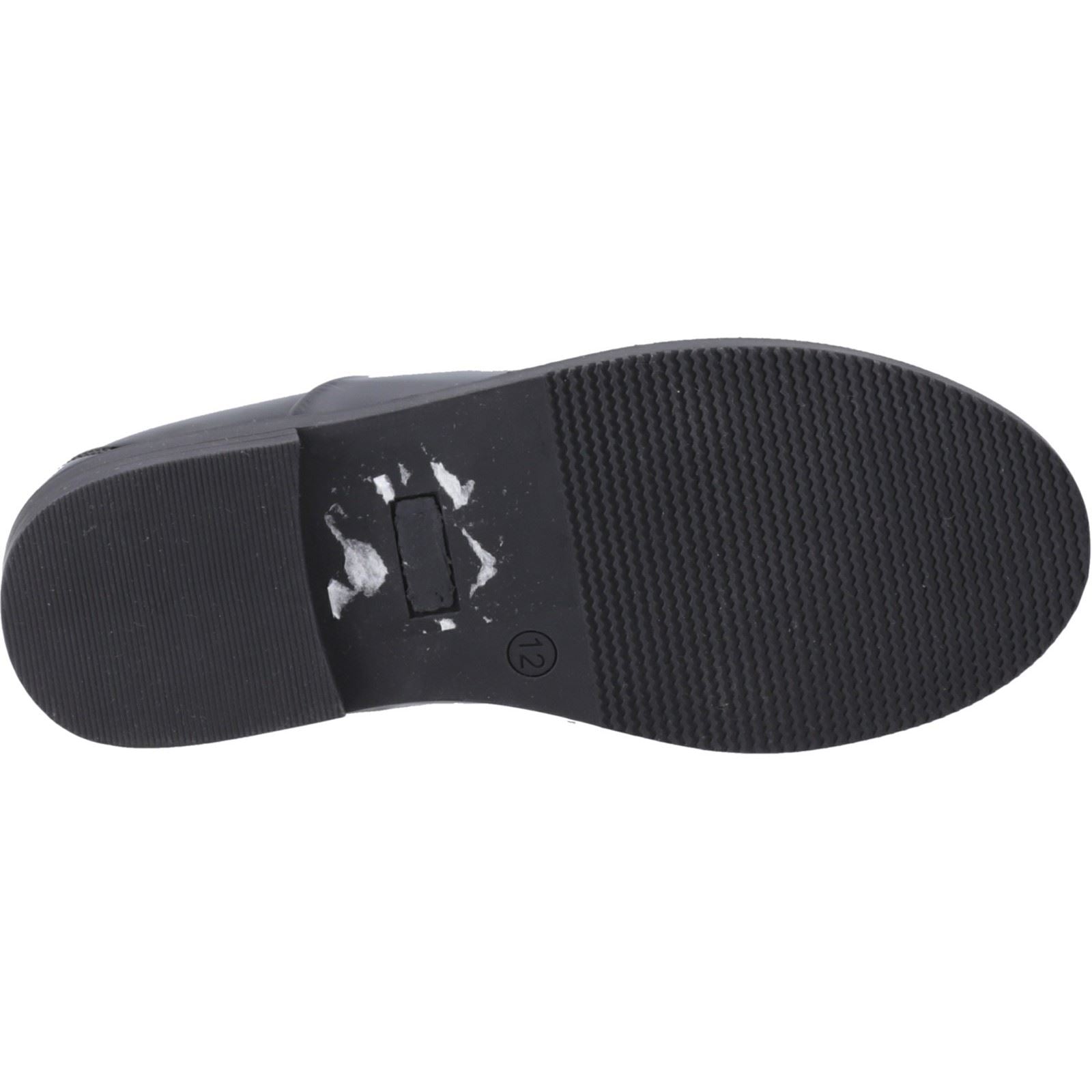 Hush Puppies Nellie Patent Mädchenschuhe Aus Schwarzem Leder