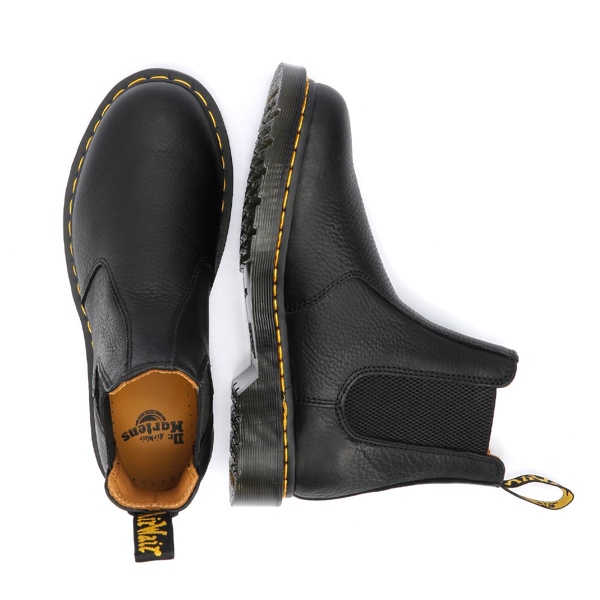 Dr. Martens 2976 Ambassador Leder Schwarze Stiefel