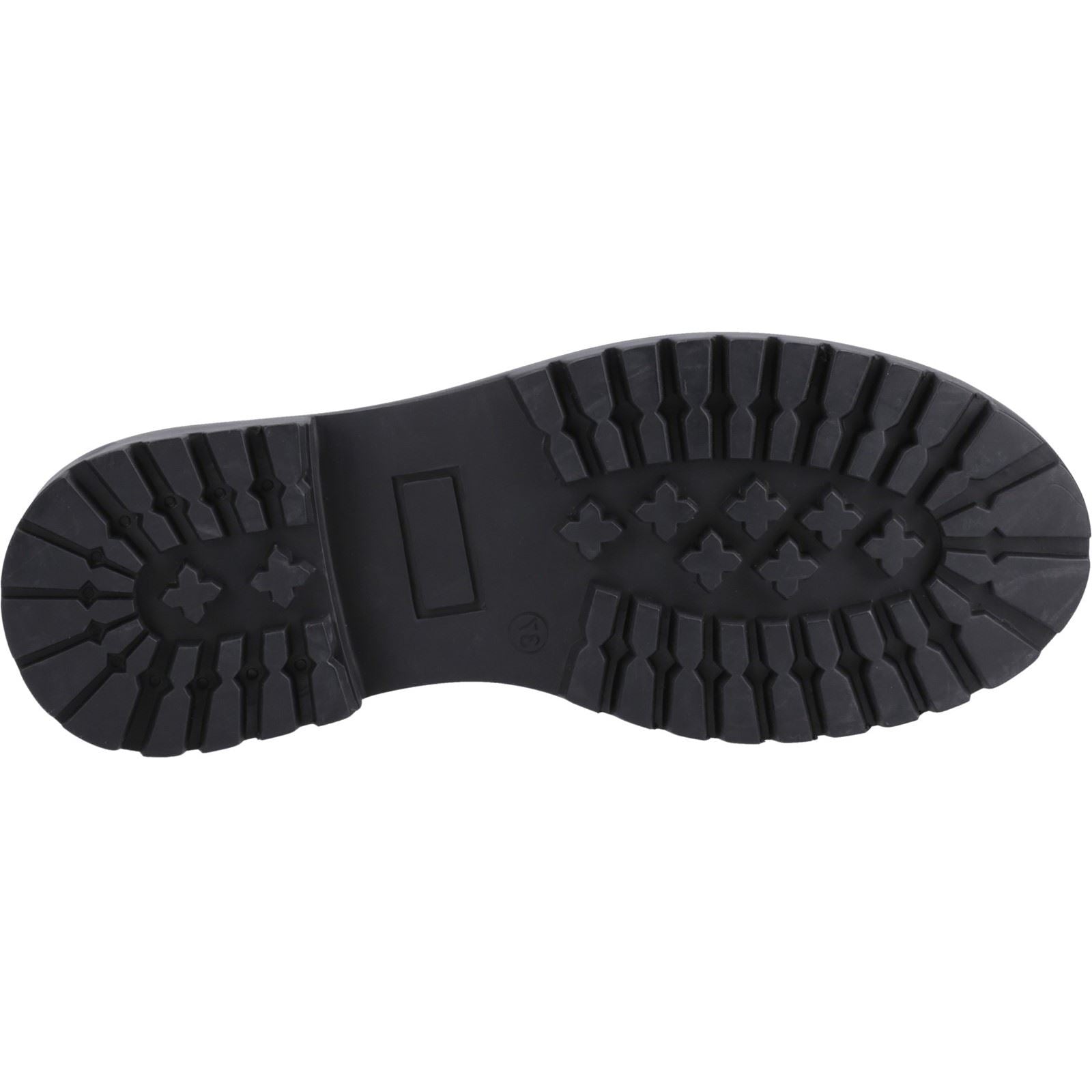 Hush Puppies Athena Patent Mädchen Brogues Aus Schwarzem Leder