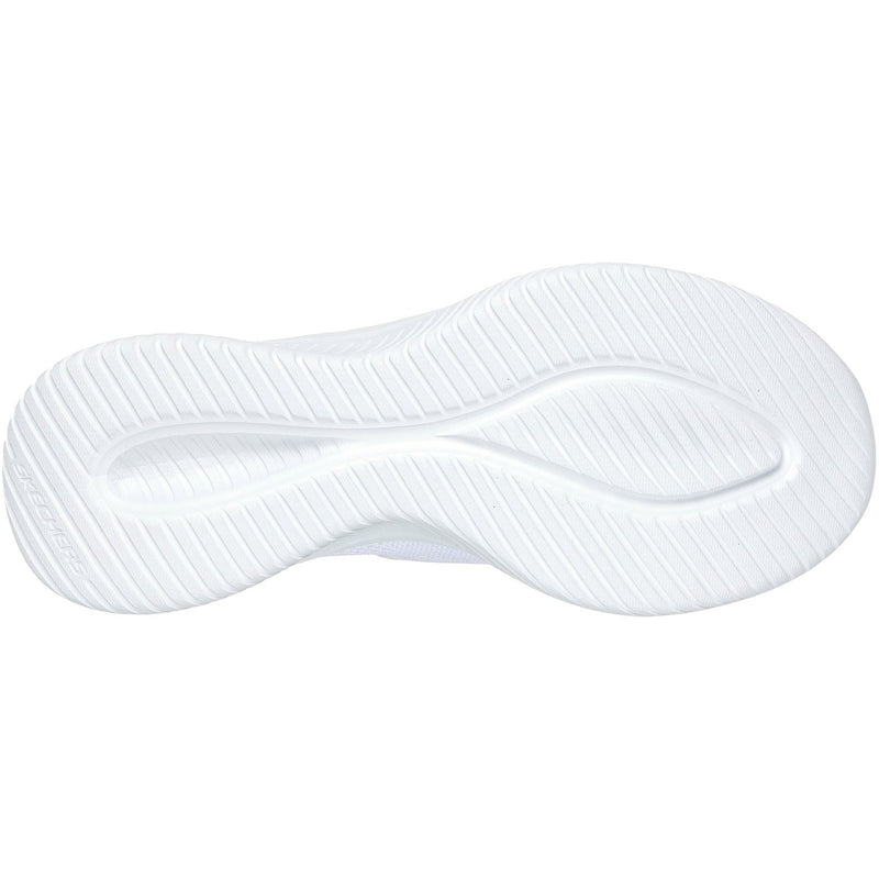 Skechers Ultra Flex 3.0 Brilliant Damen Sneaker Aus Weißem Textil