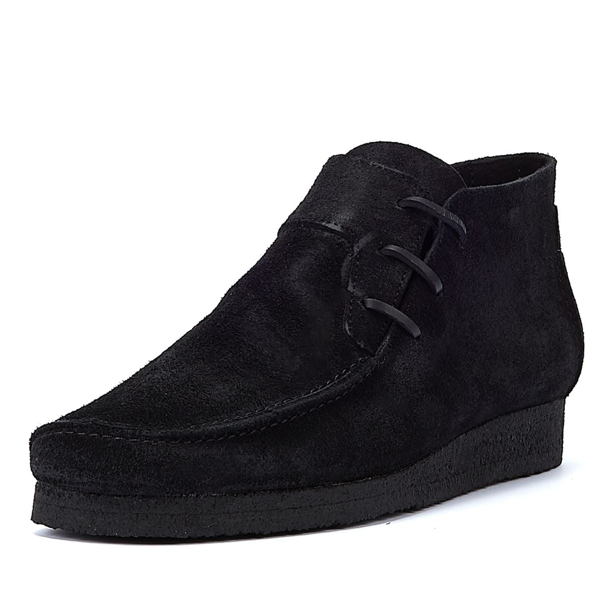 Clarks Lugger Herrenstiefel In Schwarz