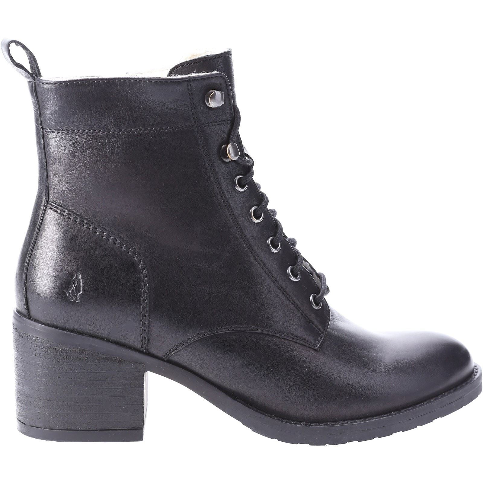 Hush Puppies Harriet Damenlederstiefel In Schwarz